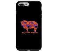 Sheep Farmer Halloween Party Jack O Latern Pumpkin Pattern Case for iPhone 7 Plus/8 Plus