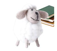 Sheep Figures Sheep Toys | Kids Toys, Decorative Sheep Plush Figures, Felt Lamb Figure, Mini Felt Table Decoration, Farm Plush Toy Decorations, for Children Aged 3-8 Years