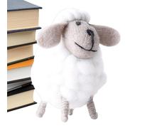 Sheep Figures Sheep Toys | Kids Toys, Decorative Sheep Plush Figures, Felt Lamb Figure, Mini Felt Table Decoration, Farm Plush Toy Decorations, for Children Aged 3-8 Years