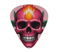 sheep flame spider cartoon guitar pick set, 3 different thicknesses, 12 pieces for a variety of instruments