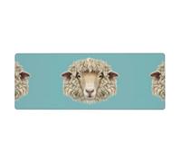 Sheep Head Animal Mouse Pad 12x31.5in Extended Gaming Desk Mat