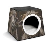 Sheep Head Image Pet Hut Comfortable Nest for Pets Space Capsule Warm Soft Indoor Pet Shelter Space Pet House for Indoor Cats Small Dogs and Medium Animal