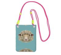 Sheep Head Retro Animal A Large Capacity Crossbody Phone Case For Worry Free Travel
