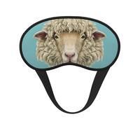 Sheep Head Retro Animal Print Adjustable Eye Cover for Sleeping, Comfortable, Pressure-Free and Breathable Sleeping Masks