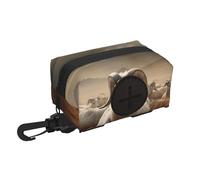 Sheep in the Grasslands Pet travel garbage bag storage bag Essentials for hiking or camping in the countryside Ensure you have an enjoyable experience