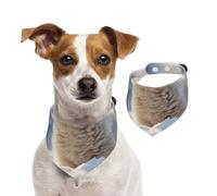 Sheep in the Snow Double Sided Dog Bandanas - Cotton Reversible Pet Scarf for Small Large Dogs - Unique Print Puppy Accessories