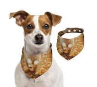 Sheep in Yellow Leaves Dog Bandana, Adjustable for Boys and Girls,Suitable for Cats and Dogs Pet Accessories