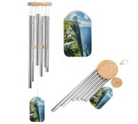 Sheep Irish Cliff Aluminium Wind Chime Memorial Chimes Soothing Melodic Windchimes for Garden Backyard Patio Outside Decor