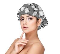 Sheep Kids Grey Gender Neutral Farm Animals,Adult's Satin Sleeping Cap - Women's Elastic Sleep Bonnet, Adjustable Overnight Hair Cover