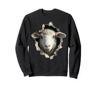 Sheep Lover Lamb Portrait Shepherd Farmer Sweatshirt