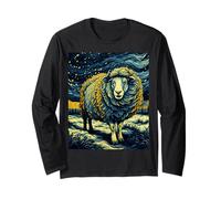 Sheep Lovers, Farm Life, Van Gogh Starry Night, Homesteading Long Sleeve T-Shirt