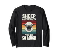 Sheep Make Me Happy You Not So Much Long Sleeve T-Shirt