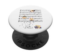 Sheep music Lamb Music Note Clef Musician PopSockets Adhesive PopGrip