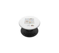 Sheep music Lamb with Note and Clef for Musician PopSockets Adhesive PopGrip