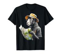 Sheep Nature Climber Wandering Motif Animal Artwork Sheep T-Shirt