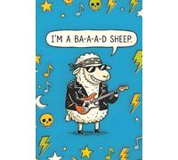 Sheep Notebook: A 6x9 Inch 120 Page College Ruled for Music Lovers & Rebels
