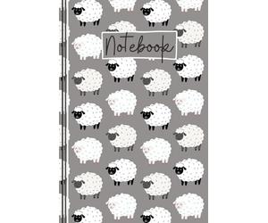 Sheep Notebook: Cute Sheep Lined Journal, The Perfect Novelty Sheep Gift for Anyone Who Loves Sheep, Lambs & Farm Animals - Natural