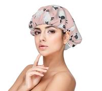 Sheep Pastel Pink Sheep Wool Farm Animal,Adjustable Silk Hair Wrap Adult's Satin Sleeping Cap Hair Women's Elastic Sleep Bonnet