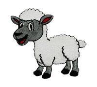 Sheep Patch, Lamb Patch, Farm Animal Patch, Black Sheep Patch, Cartoon Patch, Kids Patch Embroidered Iron on Sew on Patch Badge for Clothes etc. 7x6.5cm