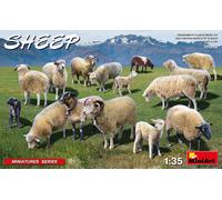 Sheep Pecore Figure 1:35 Diorama Plastic Model Kit Miniart