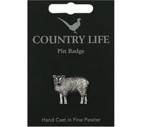 Sheep Pin Badge, Lead-free Pewter