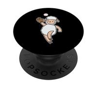 Sheep plays Baseballl PopSockets Adhesive PopGrip
