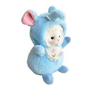 Sheep Plush, Cute Lamb Plush Toy with Wearable Clothes, 9.8Inches Cuddly Animal, Soft Collectible Cuddle Snuggle Doll for Easter Christmas Birthday