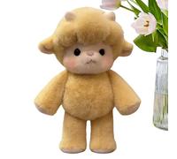 Sheep Plush Toy - Kawaii Soft Collectible Doll, Miniature Cute Animal Stuffed, Short Plushs Lovable Plush Friend, Gentle Huggable Cartoon Figure | Youth Teens Son Daughter Family Friends