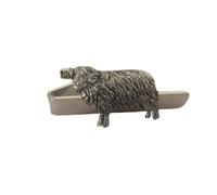 Sheep PP-A36 English Pewter emblem on a Tie Clip 4cm long