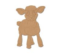 Sheep Pre Marked Design 3 - Premium MDF & Plywood Embellishments Laser Cut Craft Shapes for Scrapbooking, Card Making, DIY Decor, Weddings & Personalized Projects