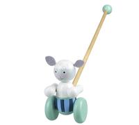Sheep Push Along Toy - Animal Push and Pull Along Toys for 1 Year Olds, Wooden Toys - Toddler Toys, Perfect 1st Birthday Gifts For Boy and Girl - Early Development & Activity Toys by Orange Tree Toys