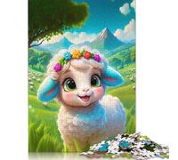 Sheep Puzzles for Adults 500 Puzzles for Adults 500 Pieces Puzzle 500 Pieces 500 Piece Jigsaw Puzzles for Gift 500pcs (52x38cm)