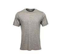 SHEEP RUN Men's Merino Wool Lightweight Hiking Running Workout Breathable Base Layer T Shirt, Grey, XL