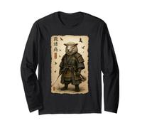 Sheep Samurai Art Japanese Vintage Long Sleeve T-Shirt