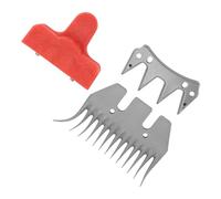 Sheep Shear Replacement Blades, 13 Tooth Curved Stainless Steel Wool Clipper Blades Set for Sheep Goats Lambs Thick Coat Grooming Shearing