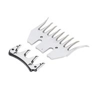 Sheep Shears Blade, Electric Wool Cutter Replacement Part, Curved 9 Tooth Goat Clipper Scissor Blade with High Carbon Steel, Wear and Heat for Sheep Alpacas Llamas Dense