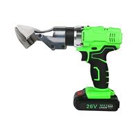 Sheep Shears Portable Cordless Rechargeable Electric Scissor Metal Sheet Shear Cutter Scissors Power Tool 26V 6000mAh(200 * 73)