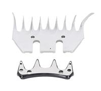 Sheep Shears Replacement Blade, 9 Tooth Curved High Carbon Steel Wool Clipper Comb and Cutter Set for Sheep Alpacas Goats Llamas