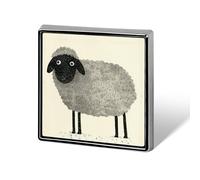 Sheep Square Lapel Pins Backpack Pin Cute Brooch Decoration Brooches for Women Men Fashion Button Badges for Hat Backpacks Purses Jackets Shirt Suit