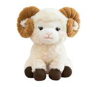 Sheep Stuffed Animal - 26cmx10.24 Cute Soft Small Throw Pillows, Cuddly Stuffed Animals Plush Cushion, Fleece Throw Cushion, Dense Fibre Fill For Children Couch Bedroom