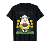 Sheep Support Wales St Davids Day Design T-Shirt