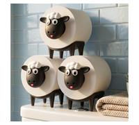 Sheep Toilet Paper Holder 3 Pack, Black Sheep Funny Cute Bathroom Decor