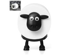 Sheep Toilet Paper Holder - Creative and Quirky 3D Printed Black Roll Idea for Unique Bathroom Decor - Set of 3