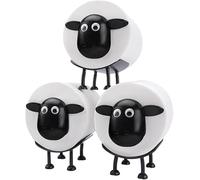 Sheep Toilet Roll Holder - Funny Toilet Paper Holder Free Standing Bathroom Set - 3D Printed Black Sheep Loo Roll Holder - Hilarious Tissue Paper Roll Storage - Cute Bathroom Decor (3.2)