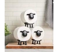 Sheep Toilet Roll Holder, Funny Toilet Paper Holder Free Standing Bathroom Set - Mate Black Sheep Loo Roll Holder, Best Gift