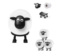 Sheep Toilet Roll Holder, Tissue Paper Roll Storage Stand, 3D Printed Black Sheep Loo Roll Holder, Funny Toilet Paper Holder, Cute Toilet Paper Holder for Bathroom Shelf Table Counter Floor (1) (1)