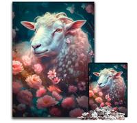 Sheep Unreal 1000 Pieces Puzzles for Adults Difficult Puzzles for Adults for Holidays Birthdays And Family Game Nights 1000 PCS(75x50cm)