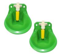 Sheep Water Feeder, Water Bowl for Goats | 2 x Fountain Cattle Automatic Feeding - Goat Drinker Water Fountain Feeding Equipment with Valve for Horse, Goat, Dog