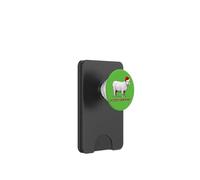 Sheep Wearing Santa Hat And Pun Fleece Navidad PopSockets PopWallet for MagSafe