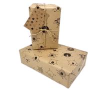 Sheep Wrapping Paper. Kraft Sheep Wrapping Paper. Sheep Gift Wrap 2 Sheet 2 Tag Pack